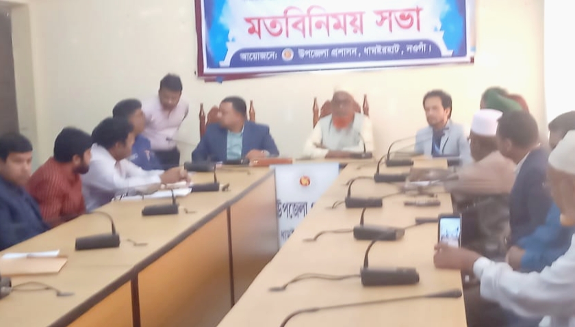 ধামইরহাটে দপ্তর প্রধানদের সঙ্গে নবনির্বাচিত এমপির মতবিনিময় সভা অনুষ্ঠিত